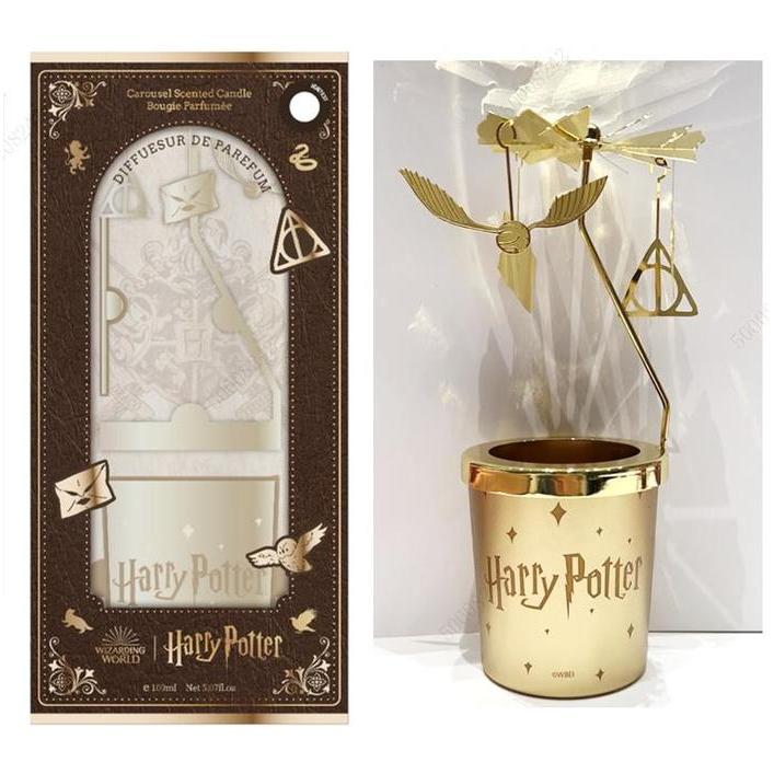 Miniso Harry Potter Carousel Scented Candle Tempat Lilin Aromaterapi Dekorasi Ruangan Estetik Tempat