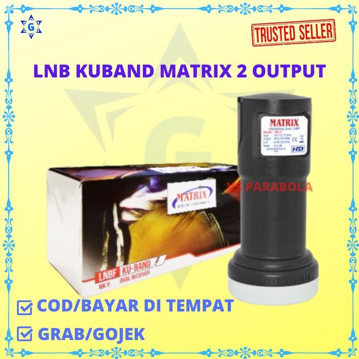 N3W LNB KUBAND MATRIX 2 OUTPUT UNTUK PARABOLA KUBAND