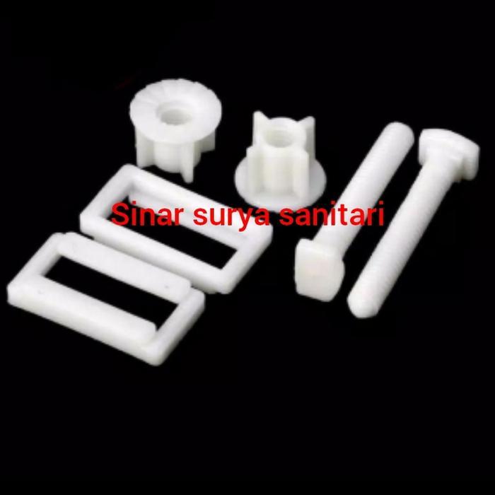 Baut penutup kloset Toto / baut engsel dudukan toilet Toto