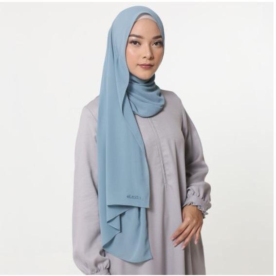 SELVIA ANINDITA Pashmina Elzatta Polos Bahan Ceruti babydoll 170x70cm Muslim Jilbab Ceruty