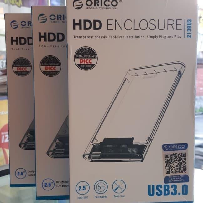 HDD Enclosure by Orico Design Transparan