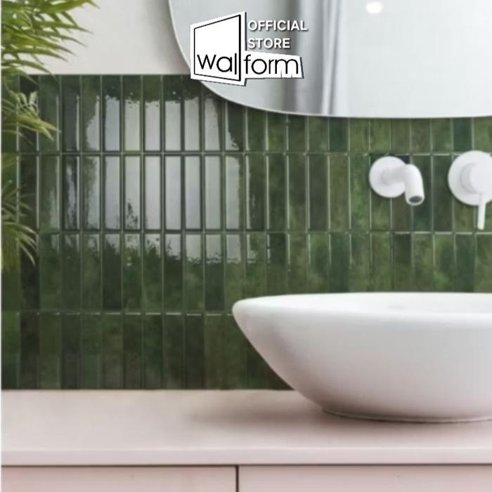 STICKER TILE Peel & Stick 3D Wall Panel , Wallpanel Sticker Motif Keramik