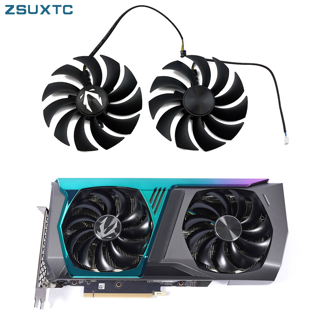 100mm GAA8S2U CF1010U12S 12V 0.45A RTX3070 GPU Cooling Fan For Zotac Gaming RTX 3070 AMP Holo