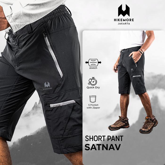 Decathlon Adventure - Celana Gunung Pendek Hikemore Satnav Original Cepat Kering