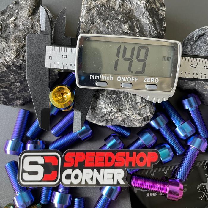 BAUT TITANIUM GR5 SMALL HEAD M10X25MM BAUT M10*25MM TITANIUM GRADE 5