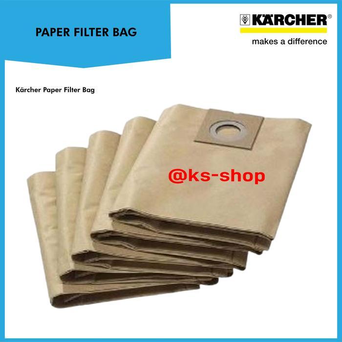 TERLARIS Karcher Paper filter bags, 1x For Vacuum Cleaner NT 27/1 SALE