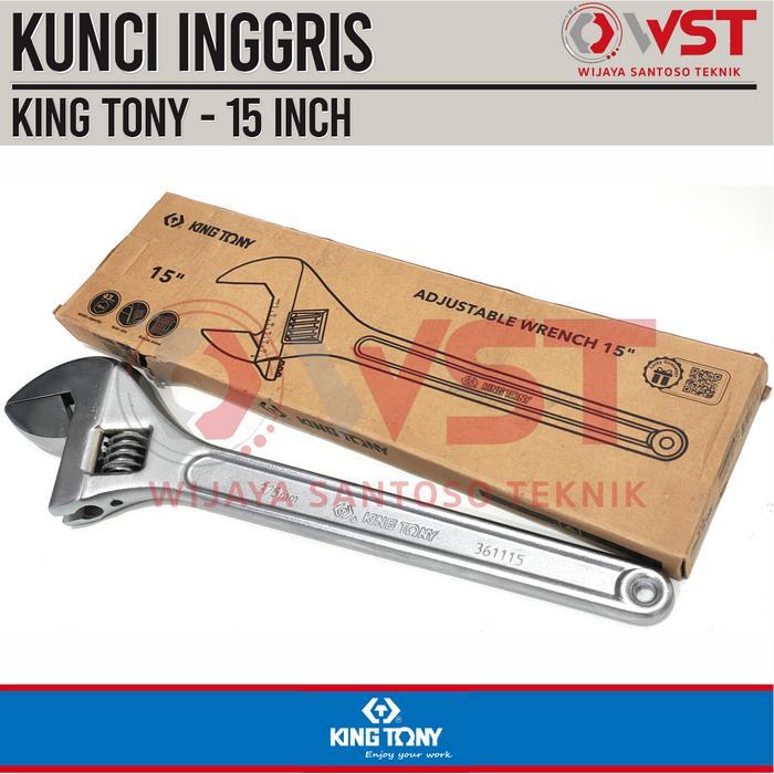 King Tony Kunci Inggris 15" 365mm / Adjustable Wrench 15inch KingTony