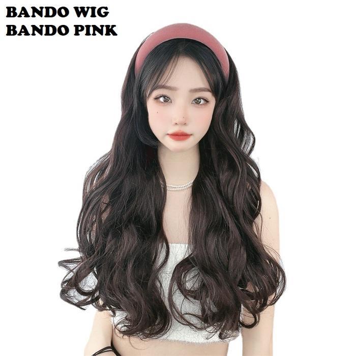 Victoria House - Wig Bando - Rambut Wig Model Bandana Simple Wanita Korean Model Panjang dan Sebahu