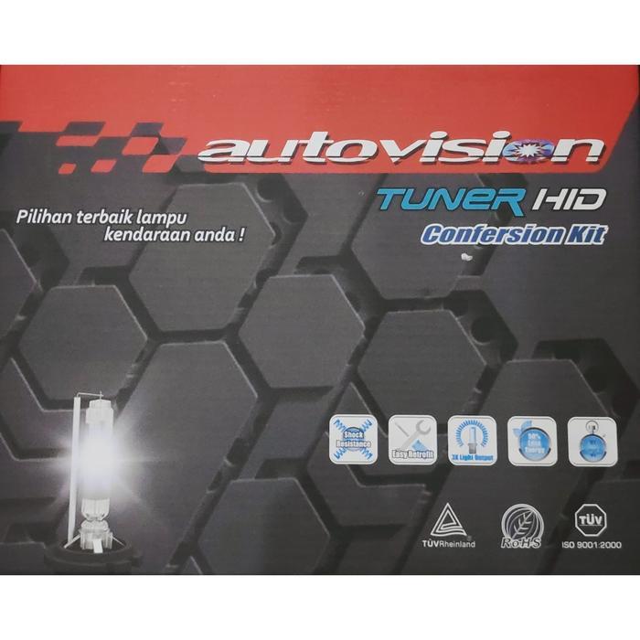Lampu Hid H4 Autovision Tuner 6000K (Putih) Garansi 1 Tahun