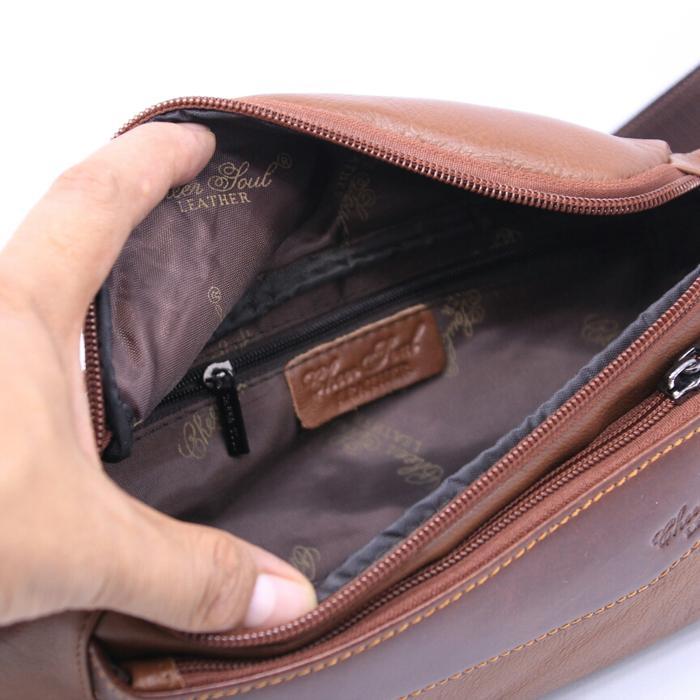 Waistbag Pria Waist Bag Kulit Asli/Sling Bag Kulit Asli Original/Body Bag Original