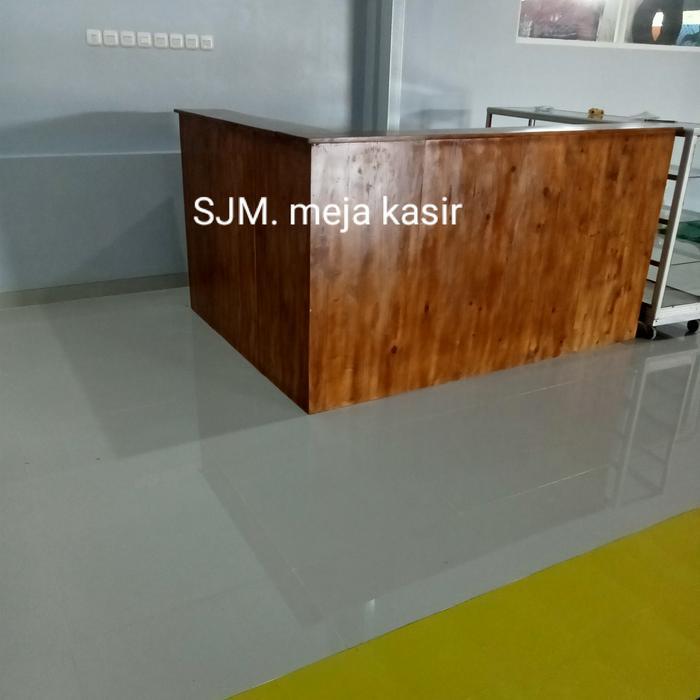 meja deter /L meja bar /mini bar meja kasir kayu jati Belanda