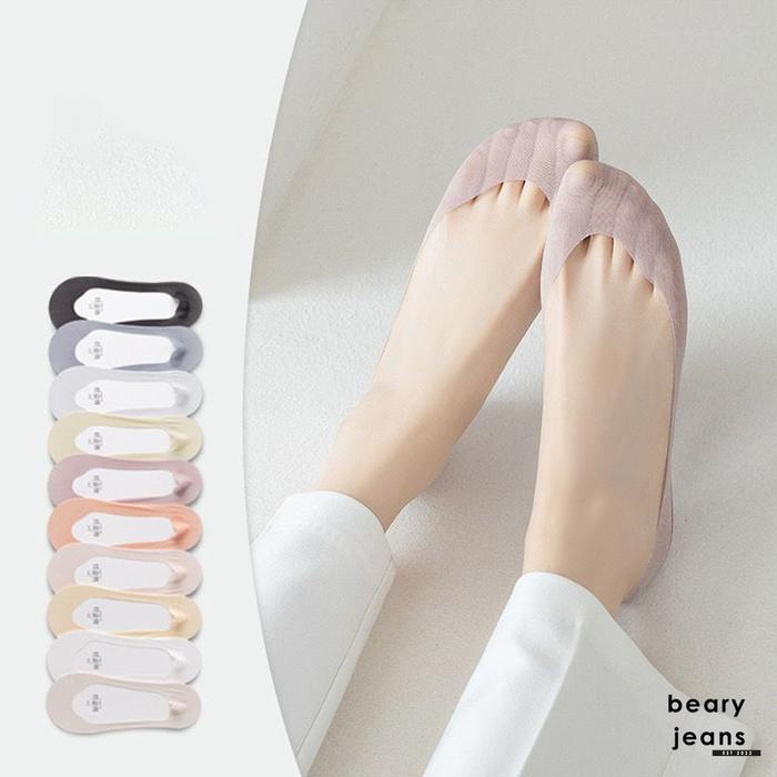 [] BEARY JEANS BJ305 Invisible Thin Socks Kaos Kaki Invisible Anti slip