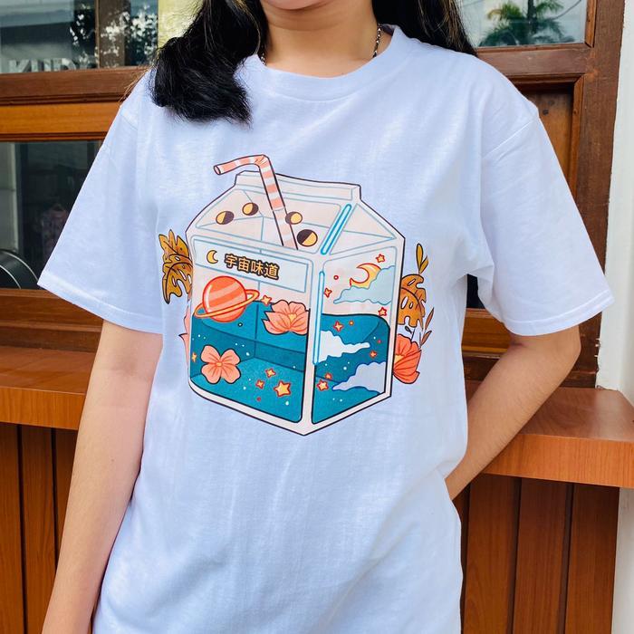 Kaos Oversize Aesthetic Drink Box Unisex