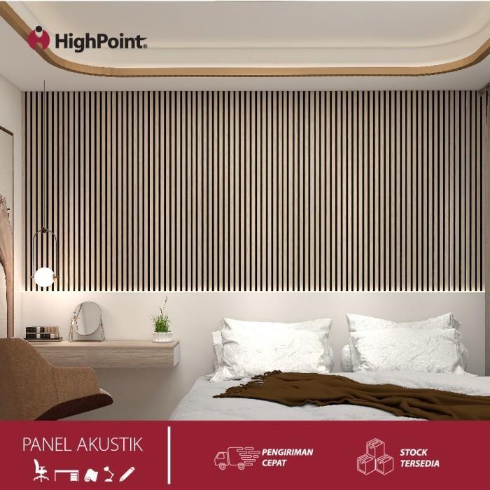 HighPoint Woodslat Acoustic WoodPanel / Panel Akustik Dinding Serat Kayu, Redam Suara, Estetik &