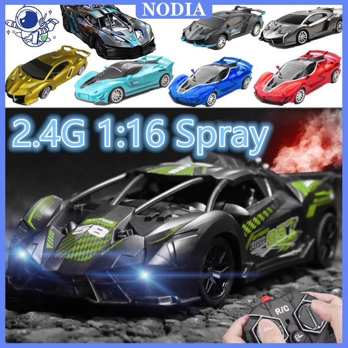 Nodia Toys Spray 2.4G 1:16 Mainan Mobil Remote Control Besar / Mobil Remote Control Balap Kecepatan