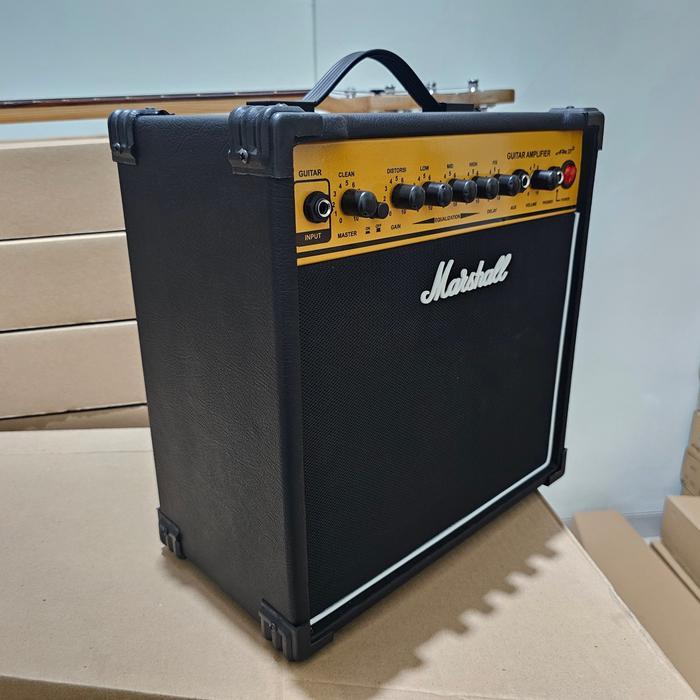 Ampli gitar elektrik efek distorsi dan delay mantap
