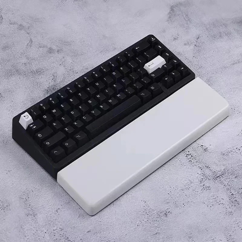 Marble Palm Rest Custom Mechanical Keyboard Black Wrist Rest Comfortable Quartz Plam Rest Keyboard