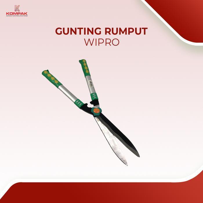 Gunting Pagar Rumput 2 Tangan Gagang Karet Wipro Taman Bunga Kebun Best Seller