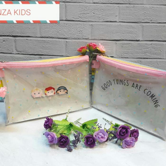 Triple Pouch Serbaguna / Pouch Masker/ Souvernir Pouch Mika #Gratisongkir