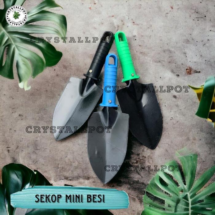Sekop Taman Mini Besi Untuk Berkebun Dan Gali Tanah - Sekop Mini Besi