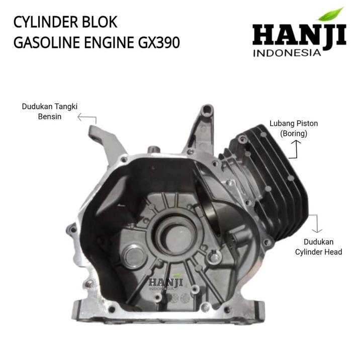 Cylinder Block Gx390 Blok Bodi Mesin Penggerak Tipe Gx390 Crankcase Cylinder Block Gx390 Boring