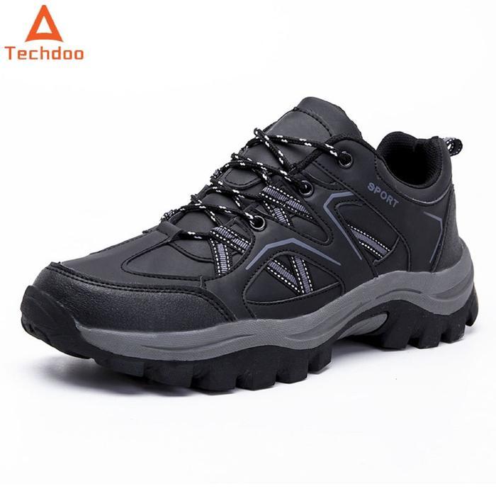 Eiger - Sepatu Hiking Pria Olahraga Outdoor Sepatu Gunung Climbing Shoes Hiking Adventure Waterproof