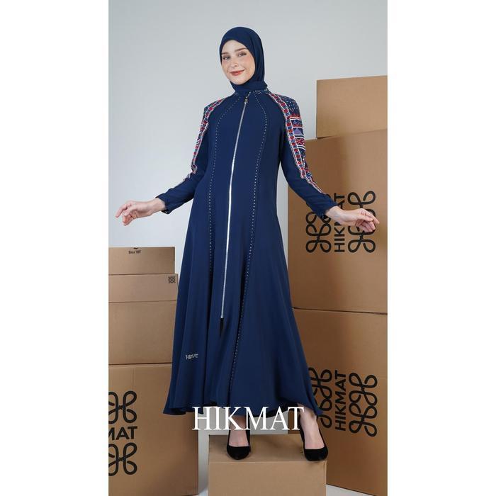 Hikmat Original Fashion A5519 - Abaya Hikmat - Noerbutikmuslim - Gamis Lebaran - Gamis Mewah - Gamis