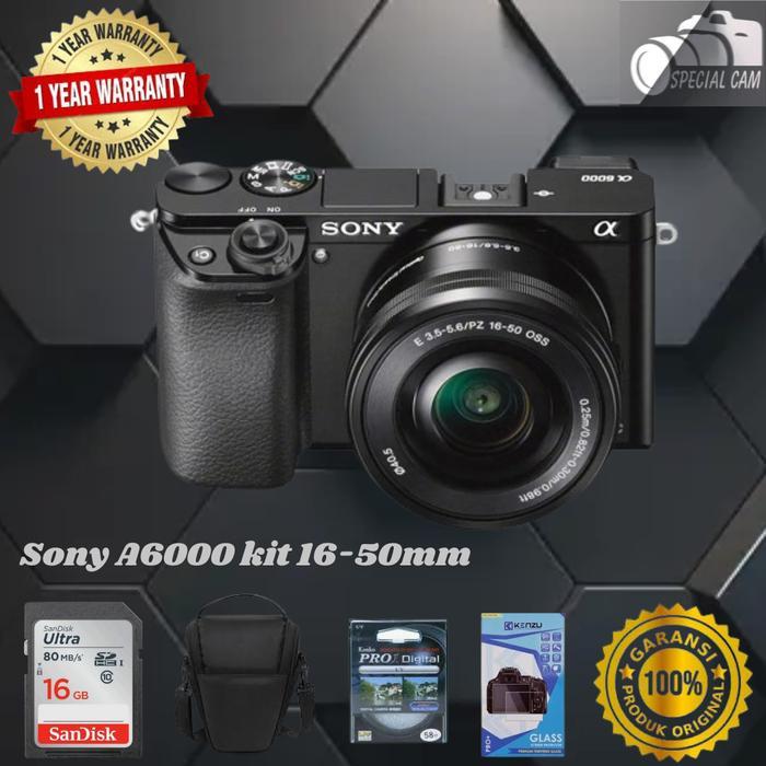 BIGSALE CAMERA SONY ALFA A6000 KIT 16-50MM / SONY A6000 KIT 16-50MM