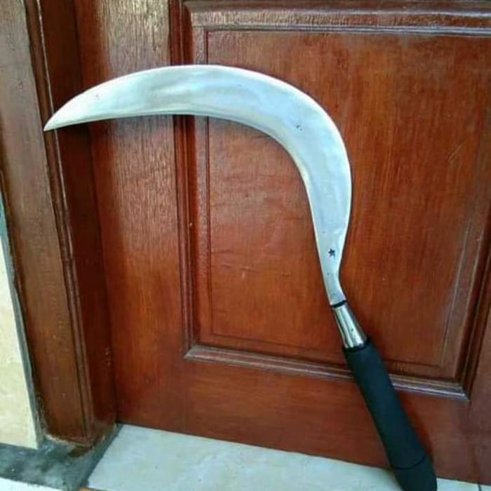 SABIT ARIT RUMPUT BAJA PER ASLI MADURA PUTIH - HITAM