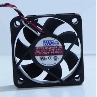 AVC 5cm DA05015R12H 5015 12v 0.2a cpu cooling fan
