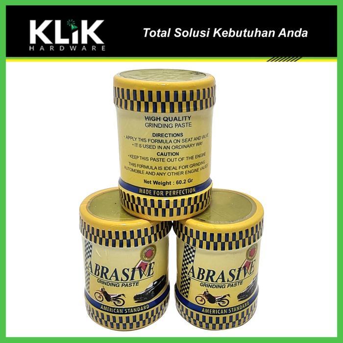 "New" ABRASIVE Amril Grinding Paste - Pasta Sekir Skur Skir Klep Mesin Motor Mobil Kasar Halus