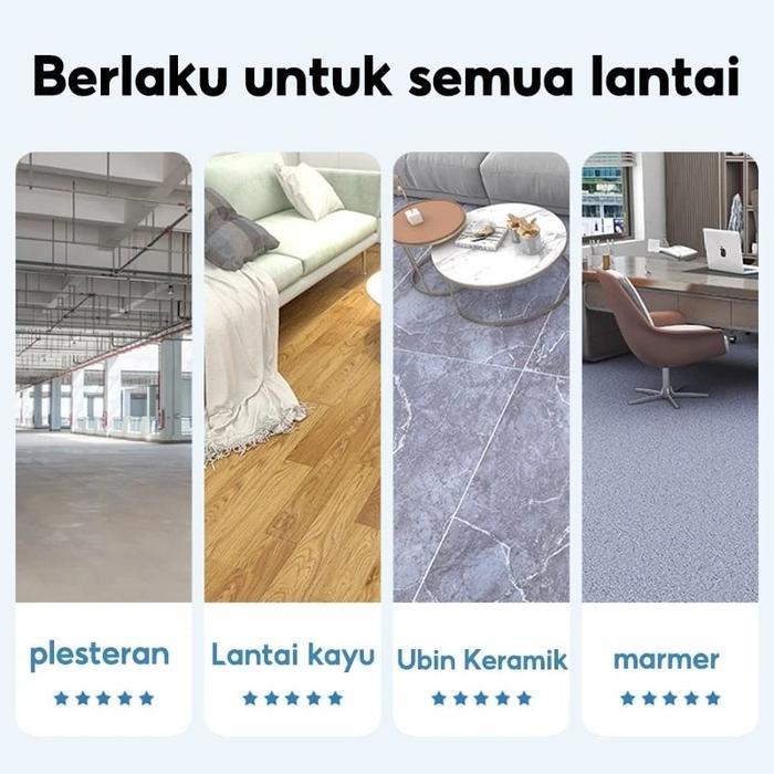 "New" Karpet Lantai Vinyl Korea Aesthetic Kualitas Premium Tebal Lebar 2 Meter Anti Licin Anti Air