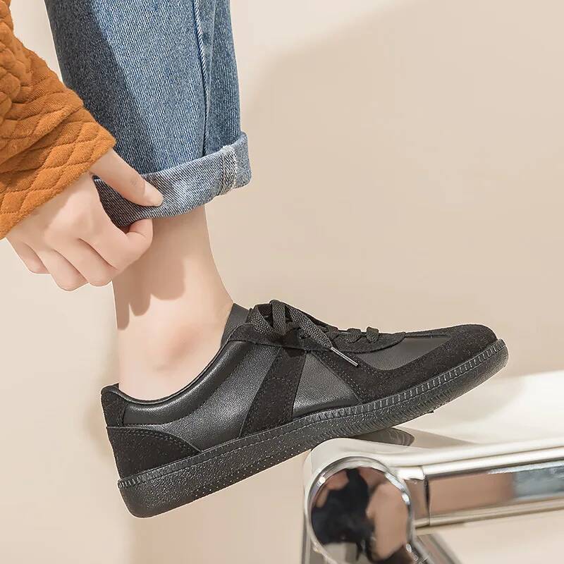 Unisex German Army Trainers Shoes Versatile White Casual Shoes 2026 Spring Retro Sneakers Couples