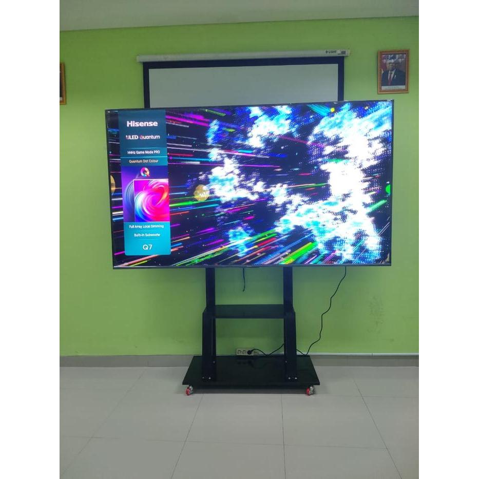 Bracket standing Tv 55-85 Inch Stand Dengan Roda bracket tv Meja Tv