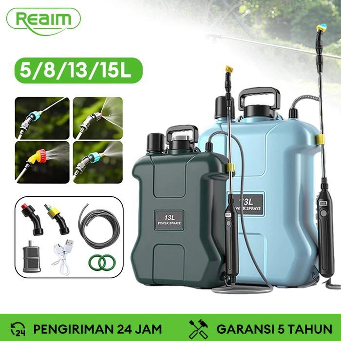 "New" Reaim Alat Semprot Tangki Sprayer Listrik 15 Liter Elektrik semprotan pertaniantangki semprot