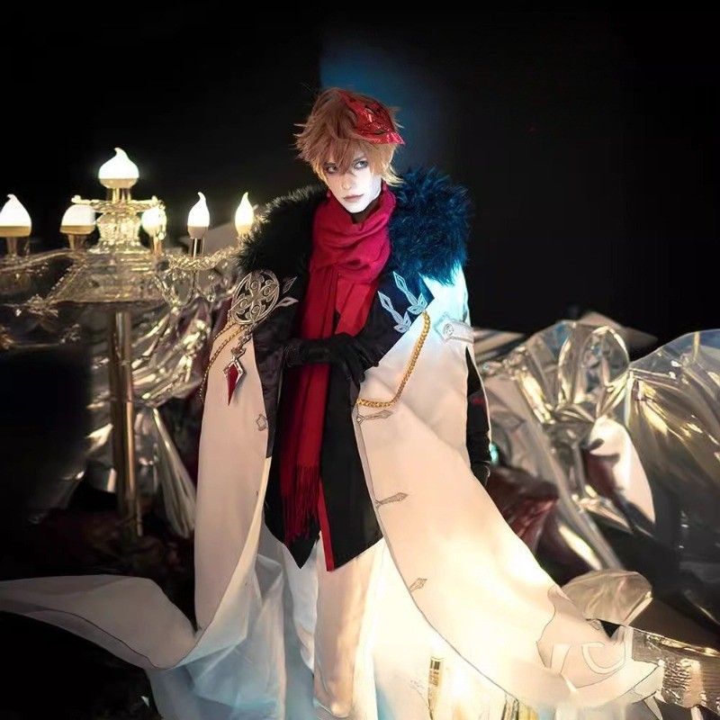 TARTAGLIA CHILDE GENSHIN IMPACT FATUI HARBINGERS CLOAK COSTUME COS ROLE COAT ANIME COSPLAY DELUXE