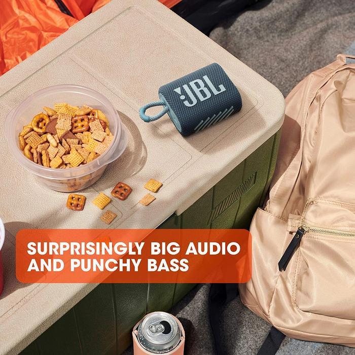 Jbl Go 3 (Successor Jbl Go 2) Portable Waterproof Bluetooth Speaker