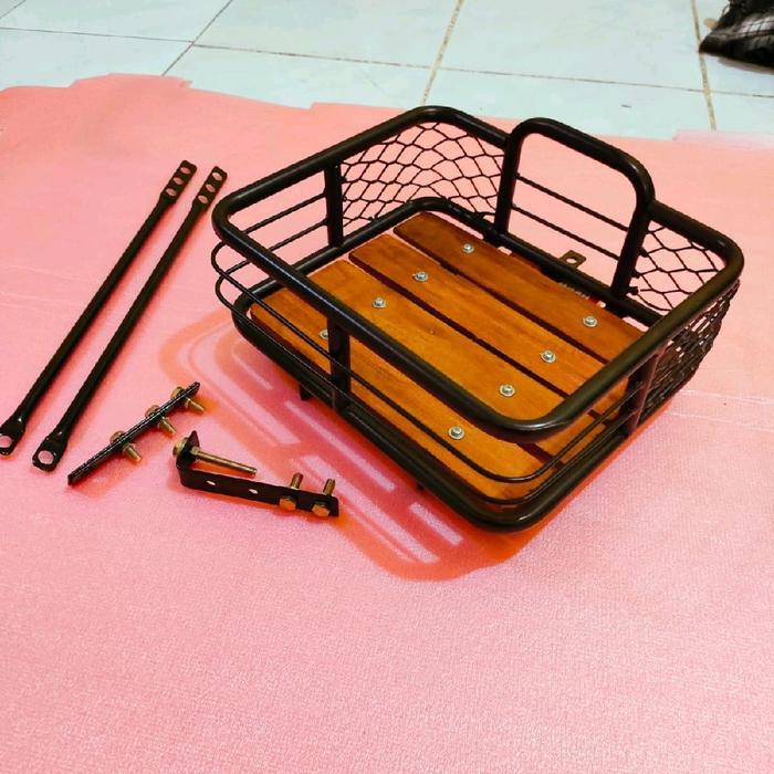 Keranjang Depan Sepeda Model Classic Kalcer Untuk Semua jenis Sepeda Gunung