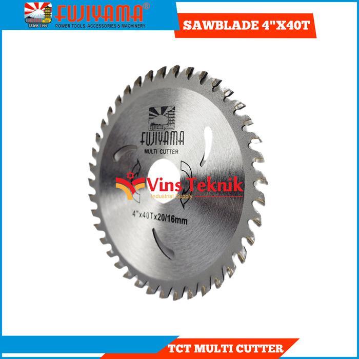 FUJIYAMA Saw Blade Mata Gergaji Kayu Gerinda 4inch 4" X 40T