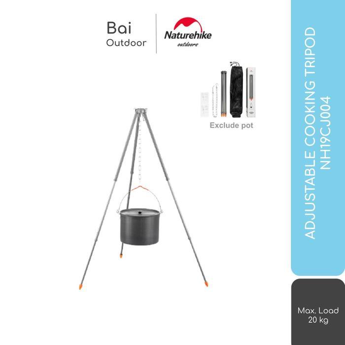 ADJUSTABLE COOKING TRIPOD NATUREHIKE NH19CJ004 GANTUNGAN PANCI CAMPING