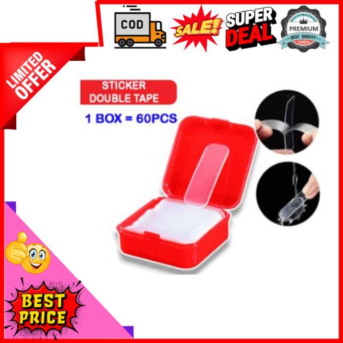 Double Tape Bening Mini Superkuat / Double Tape Nano Mini Serbaguna / Nano Tape Viral / Gel Perekat