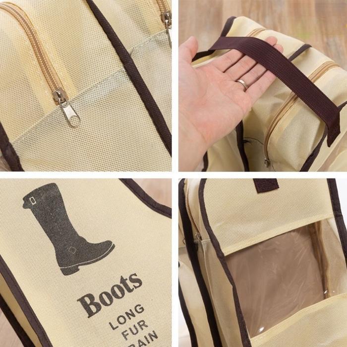 KHUSUS GOSEND Boots Storage LONG/Tas Penyimpanan Sepatu Travel Organizer/Tas Penyimpanan Boot Tahan