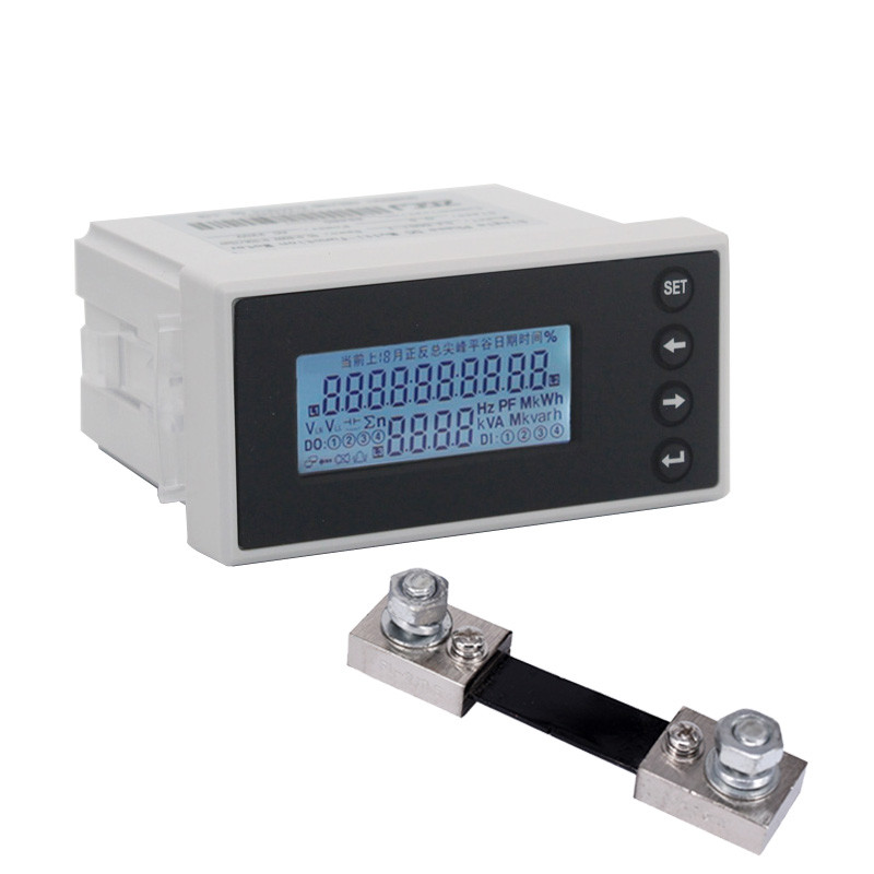 JUAL  DC 0-100A,DC 0-500V DC voltage and ampere meter 96*48mm DC volt & ampere instrument with RS485
