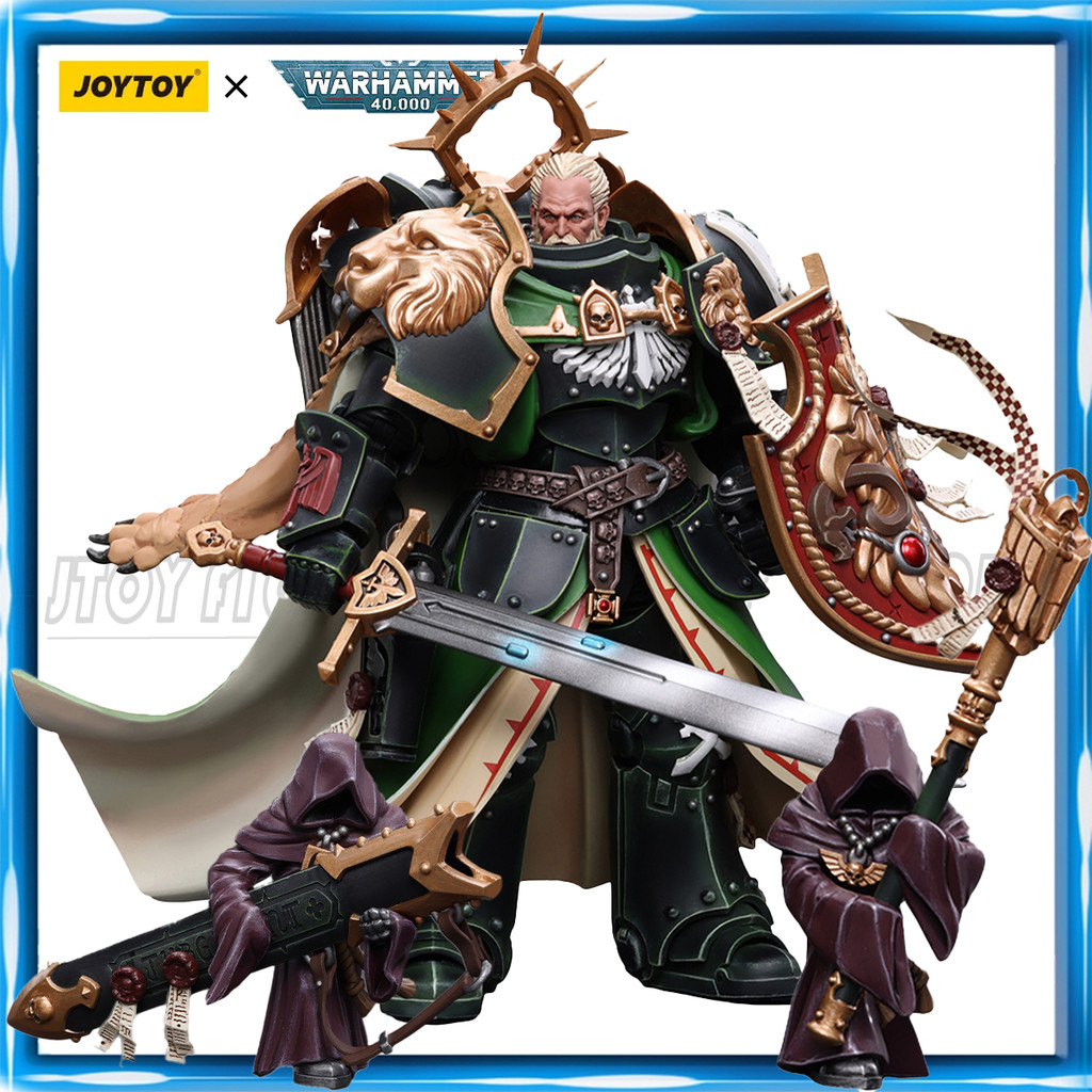 [] JOYTOY Warhammer 40k 1/18 Action Figure Dark Angels Primarch Lion Jonson Anime Collection
