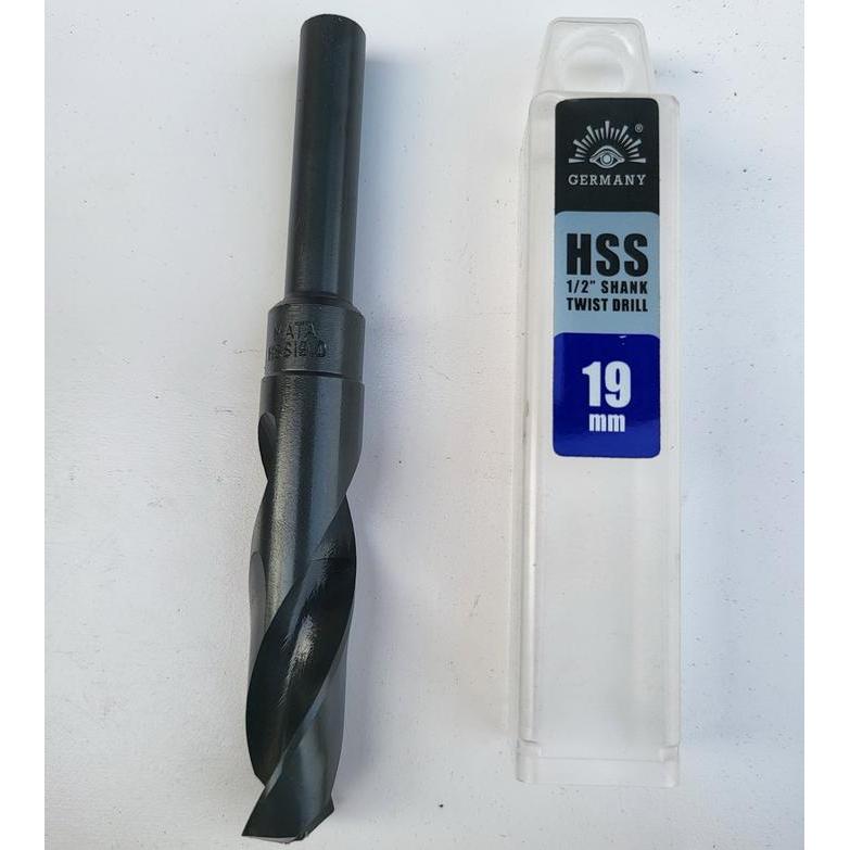 Mata Bor Besi Tangan 19Mm Reduced Shank Cap Tjap Mata Hss 19 Mm Germany