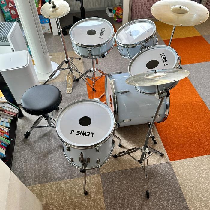 Premium Drum Anak Full Set Chroom/ Drum Mini Anak Lengkap Untuk Belajar Original