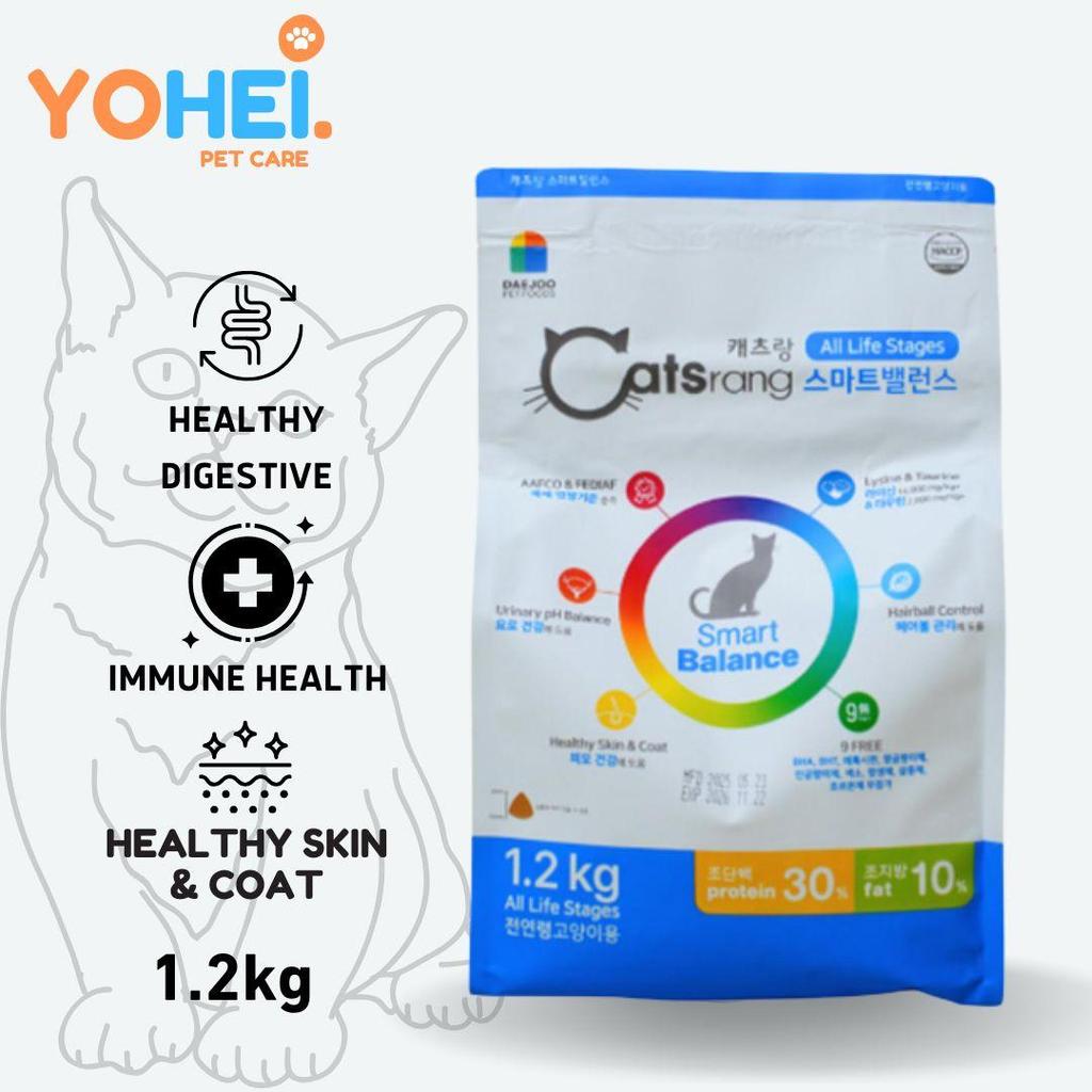 CATSRANG Smart Balance All Life Stages Cat Makanan Kucing Premium Freshpack 1.2kg