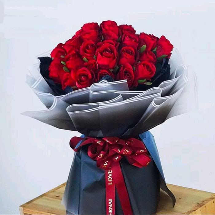 Kertas Cellophane Gradasi (GRD) - 20 Lembar - Kertas Buket - Warna Gradasi