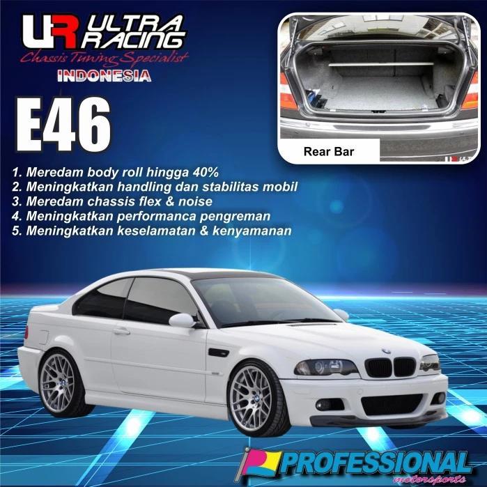 Aksesoris Variasi Stabiliser ULTRA RACING Rearbar BMW E46