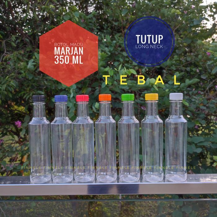 Botol Madu 350 ml Tebal - Botol Plastik Marjan 350 ml - Botol Sirup